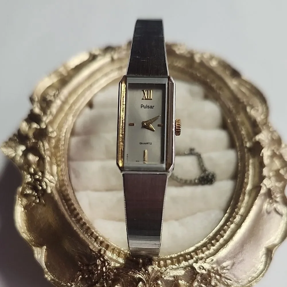 Pulsar Women's Two-Tone Rectangular Watch